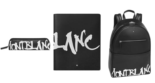 Montblanc Sartorial Calligraphy Pen-Pouch, Notebook and Backpack