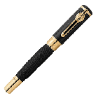 Montblanc's Limited Edition Muhammad Ali Rollerball Pen Great Characters has a clip in the shape of a boxing belt. 