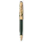 Montblanc's Meisterstück Doué Classique Green Ballpoint Pen The Origin Collection is inspired by the Art Deco era.