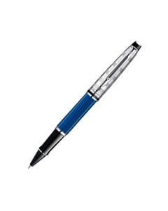 Expert Delux, Blue Lacquer Rollerball Pen with Case