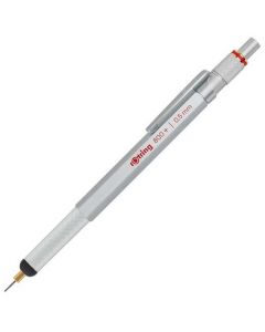 The Rotring, 800+ Matt Silver Mechanical Hybrid features a retractable nib and built-in stylus.
