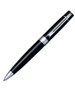 The Sheaffer 300 series ballpoint pen in gloss black is well balanced and comfortable to hold.