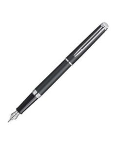 Waterman, Hemisphere, Matt Black & Chrome Trim Fountain Pen with a medium width nib. Brand authenticated and smooth glide technology, perfect.