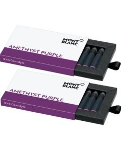 Montblanc Amethyst Purple Ink Cartridges. 