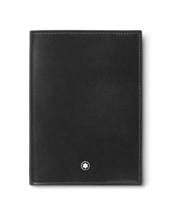 Meisterstück Passport Holder in Black Leather