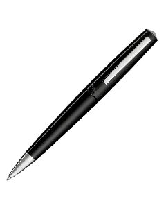 Infrangible Rich Black Resin Ballpoint Pen
