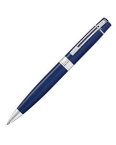 This Sheaffer 300 ballpoint pen is made with a glossy blue lacquer. 