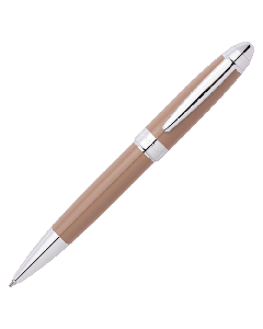 This Icon Camel & Chrome Ballpoint Pen by Hugo Boss is kept subtle with the camel colour but also makes a statement. 