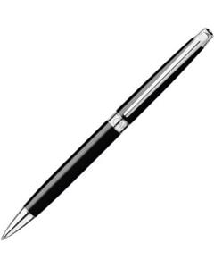 This is the Caran d'Ache Léman Slim Black Ebony Ballpoint Pen. 