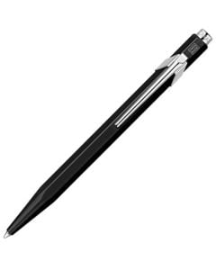 This is the Caran d'Ache 849 Metallic Matt Black POPLINE Ballpoint Pen.
