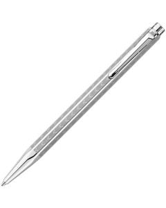 This is the Caran d'Ache Ecridor Chevron Palladium-Coated Ballpoint Pen. 