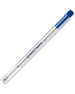 This is the Caran d'Ache Blue Goliath Ballpoint Pen Refill (F). 