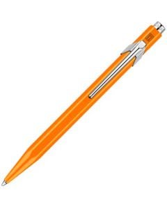 This is the Caran d'Ache 849 Fluorescent Orange POPLINE Ballpoint Pen. 
