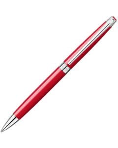 This is the Caran d'Ache Léman Slim Scarlet Red Ballpoint Pen. 