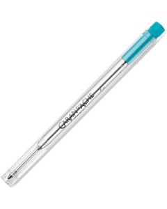 This is the Caran d'Ache Turquoise Goliath Ballpoint Pen Refill (M). 