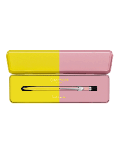 Caran d'Ache x Paul Smith 849 Limited Edition Ballpoint Pen In Chartreuse & Rose