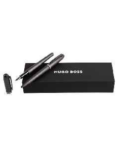 This Hugo Boss Contour Iconic Stripe Fountain & Ballpoint Pen Set will come presented in a gift box. 