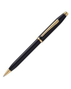 Cross Century II Black Lacquer, 23-Karat Gold-Plated Appointments, ballpoint pen.