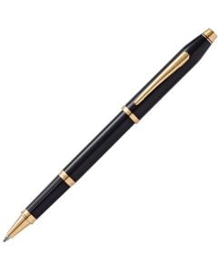 The Cross black lacquer rollerball pen in the Century II collection.