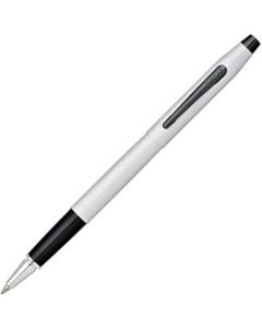 The Cross Brushed Chrome Classic Century Rollerball Pen.