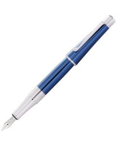 This is the Cross Beverly Cobalt Blue Translucent Lacquer Fountain Pen.