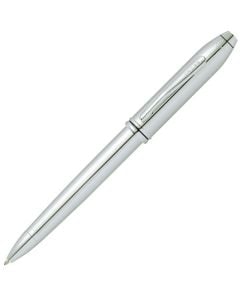 Cross Townsend Lustrous Chrome ballpoint pen with Lustrous Chrome appointments.