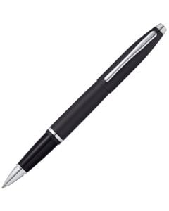 This Calais Matt Black Lacquer Rollerball Pen is designed by Cross. 