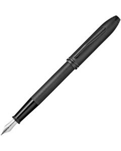 This is the Cross Townsend Micro-Knurl Black Fountain Pen.