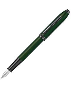 This is the Cross Townsend Micro-Knurl Matte Green Fountain Pen.