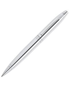 This Calais Polished Chrome Ballpoint Pen was designed by Cross. 