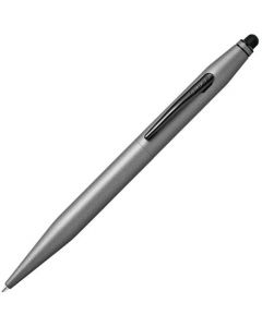 This is the Cross Tech 2 Titanium Gray Ballpoint Pen with Stylus.