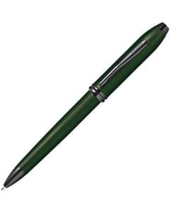 This is the Cross Townsend Micro-Knurl Matte Green Ballpoint Pen.