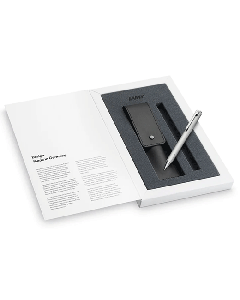 This LAMY Econ Ballpoint Pen & Leather Case Set is great for a young writer as the leather case will keep the pen protected. 