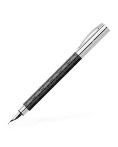 Faber-Castell, Ambition, Rhombus, Precious Black Resin & Stainless Steel, Fountain Pen. M