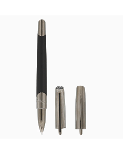 This S.T. Dupont Défi Millenium Rollerball Pen Matte Black has the brand name engraved. 