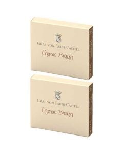 These Cognac Brown 2 x 6 Ink Cartridge Packs are designed by Cross. 