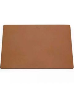 This Leather Cognac Desk Pad was designed by Graf von Faber-Castell.