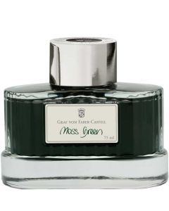 This 75ml Moss Green Ink Bottle is designed by Graf von Faber-Castell. 