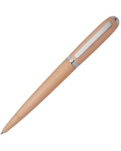 This Champagne Contour Brushed Ballpoint Pen is designed by Hugo Boss. 