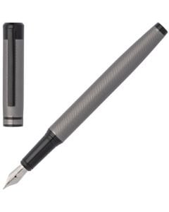 This Gun Grey Filament Fountain Pen is designed by Hugo Boss.