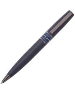 This Blue Illusion Gear Ballpoint Pen has been designed for Hugo Boss.