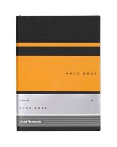 This Essential Gear Matrix Yellow Lined A5 Notebook has been designed for Hugo Boss.