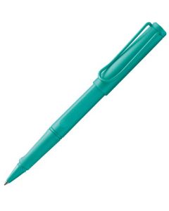 This is the LAMY Candy Aquamarine Special Edition Safari Rollerball Pen. 