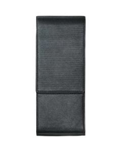 LAMY Pen Case, 3 Pens, Embossed Black Leather.