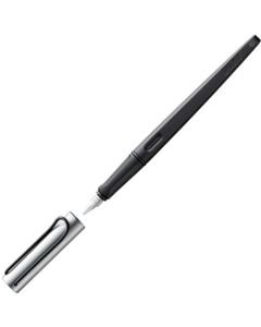 This is the LAMY Joy 1.9 mm Black & Aluminium Calligraphy Fountain Pen.