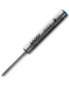 This is the LAMY M22 F Blue Compact Ballpoint Pen Refill.