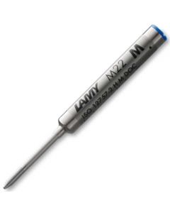 This is the LAMY M22 M Blue Compact Ballpoint Pen Refill.