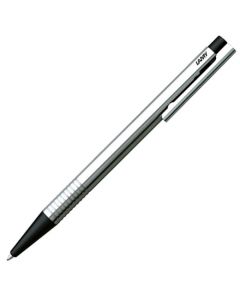 The LAMY matt black medium ballpoint pen in the Logo collection has a Push mechanism with integrated clip-button unit.