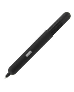 LAMY Pico matt black ballpoint pen, with silver-coloured logo.