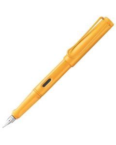 This is the LAMY Candy Mango Special Edition Safari Fountain Pen. 